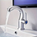 Modern Matte Black Bathroom Faucet with Side Sprayer and Easy Install Design