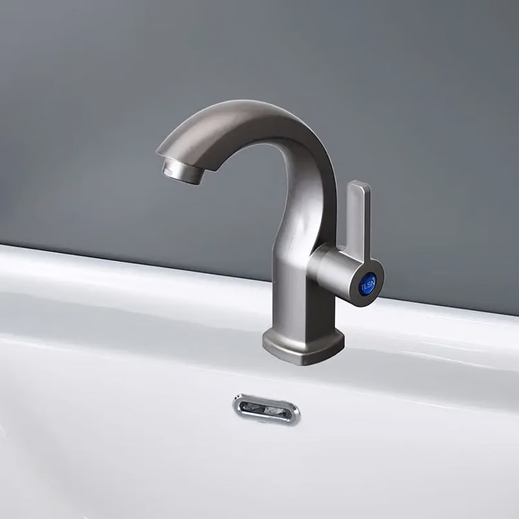 Modern Matte Black Bathroom Faucet with Side Sprayer and Easy Install Design