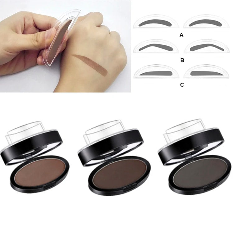 Eyebrow Stamp Kit – Easy Brow Shaping & Makeup Set
