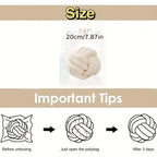 Handmade Knot Pillow – Decorative Throw Pillow for Aesthetic Home Decor & Modern Living Spaces
