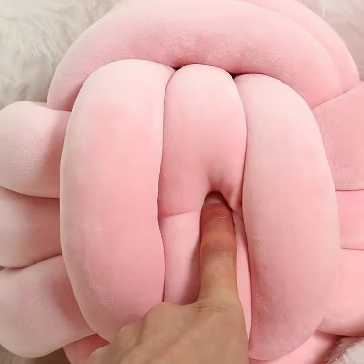 Handmade Knot Pillow – Decorative Throw Pillow for Aesthetic Home Decor & Modern Living Spaces