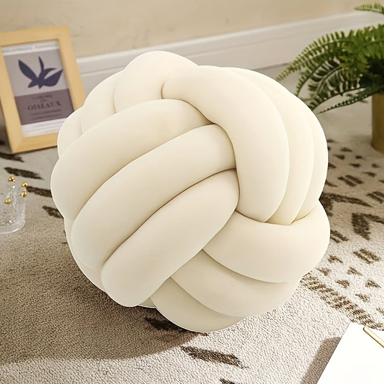 Handmade Knot Pillow – Decorative Throw Pillow for Aesthetic Home Decor & Modern Living Spaces