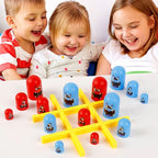 Tic Tac Toe Board Game – Multiplayer Strategy Game for Kids & Adults
