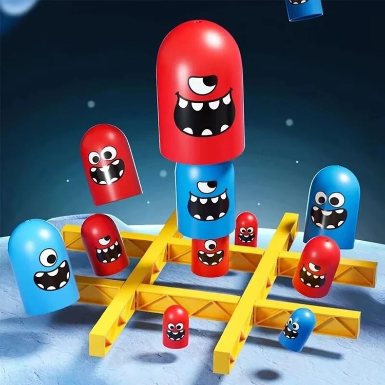 Tic Tac Toe Board Game – Multiplayer Strategy Game for Kids & Adults