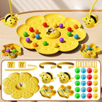 Little Bumblebee Fishing Toys Multifunctional Board Game Puzzle Educational Gift for Kids