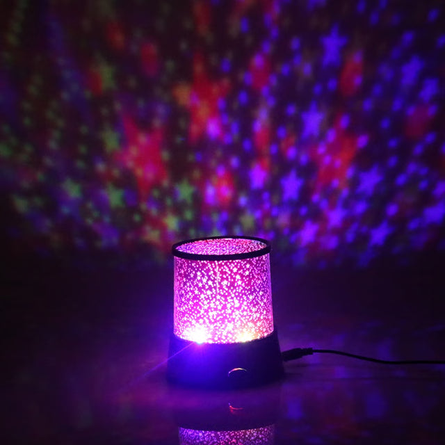 Flashing Colorful Sky Star Master Night Light Projector