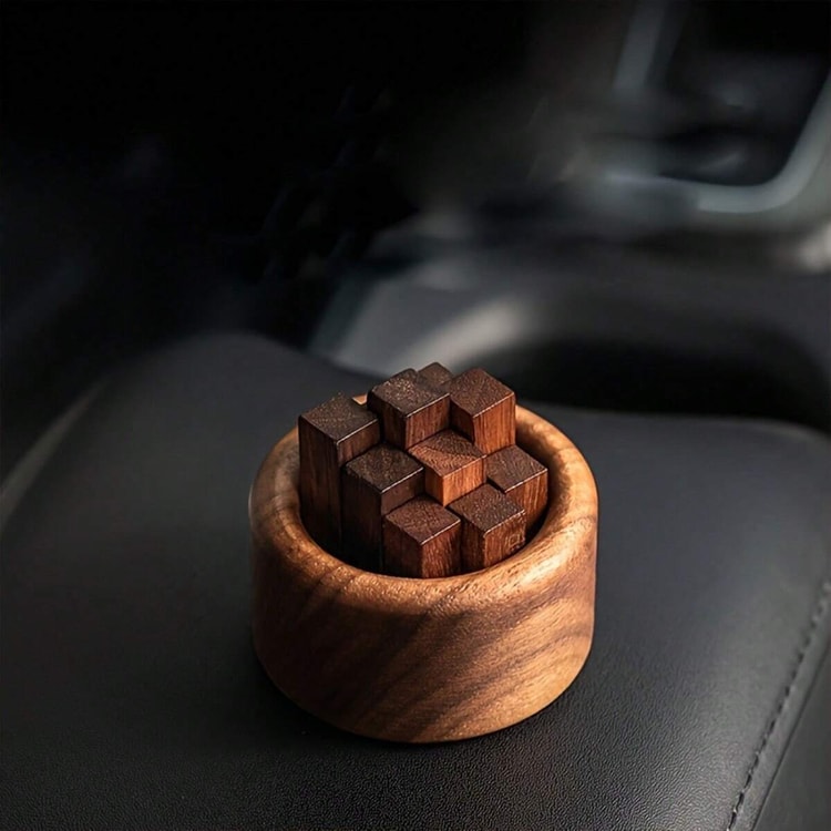 Wooden Aromatherapy Sticks – Walnut Wood Essential Oil Diffuser for Home, Car & Bathroom