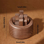 Wooden Aromatherapy Sticks – Walnut Wood Essential Oil Diffuser for Home, Car & Bathroom