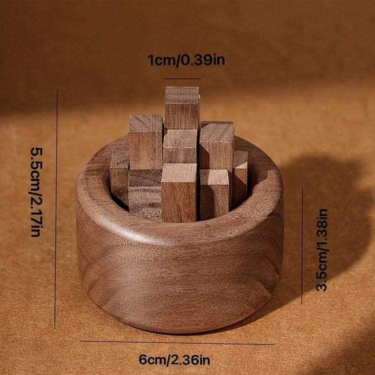 Wooden Aromatherapy Sticks – Walnut Wood Essential Oil Diffuser for Home, Car & Bathroom